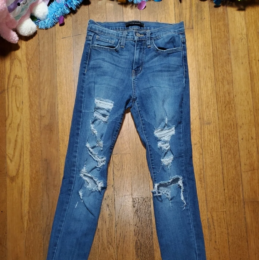 Flying Monkey Blue Skinny Jeans Distressed